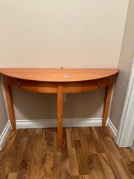 Table Half Moon Counsel With Drawers