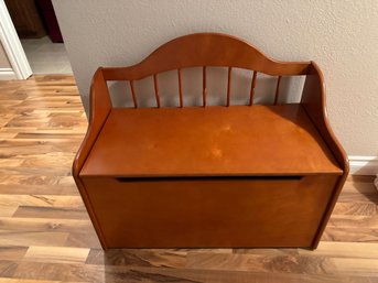 Wood Entry Way Bench Storage