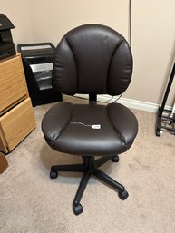 Office Chair Brown Swivel