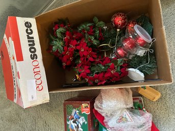 Christmas Lot Towel Lights Flowers