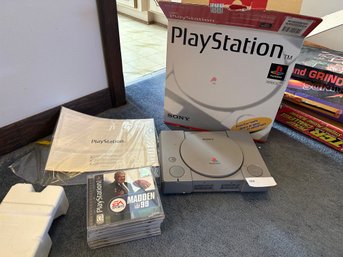 PlayStation 1 Game Console With Games