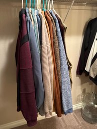 Men's Shirts Lot Size Extra Large Burgendy Long Sleeve