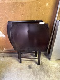 TV Tray Table Lot Of Two Tables
