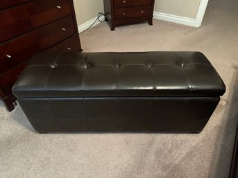 Bench Storage Tufted Rectangle Ottoman