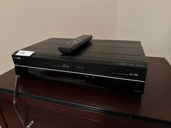 Toshiba DVD VHS Player With Remote