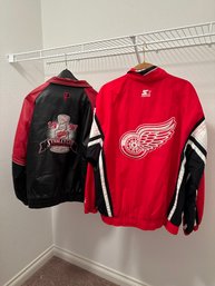 Red Wings Jacket Lot Of Two Coats Vintage