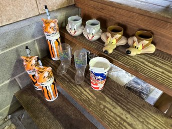 Plastic Cup Lot Warner Brothers Bugs Bunny