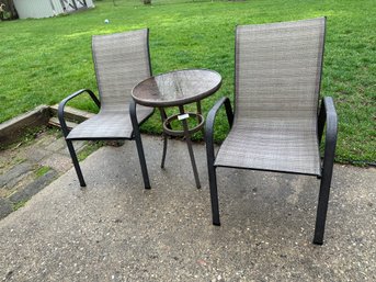 Patio Furniture Two Chairs And Table
