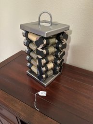 Spice Rack Swivel With Containers