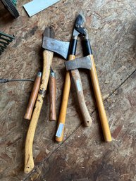 Garden Tools Ax Hand Pruners