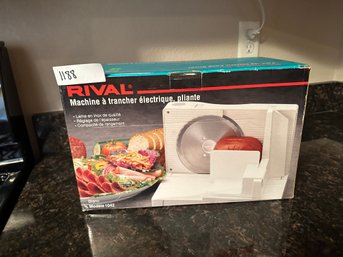 Rival Fold Up Slicer Machine Electric Kitchen Appliance