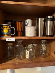 Coffee Mug Tumbler And Glass Jars