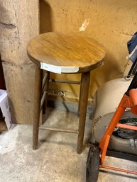 Bar Stool Darker Wood Garage