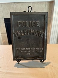 Cast Iron Police Telephone Cover