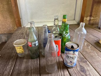 Soda Pop Bottle Glass Bottles Lot