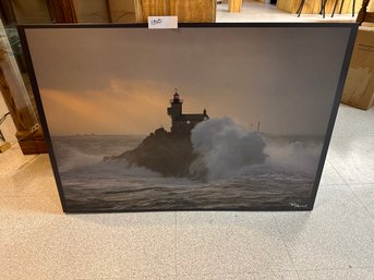 Lighthouse Wall Art Decor With Lights