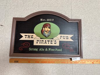 The Pirate's Pub Wood Wall Hanging Art