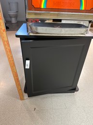 Black Cabinet Storage Wood