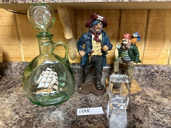 Pirate Decoration Ship Liquor Bottle