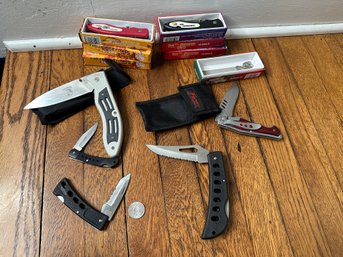 Knife Lot Pocketknife Fire And Police Knives