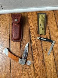 Knife Lot 2 Pocketknives Buck