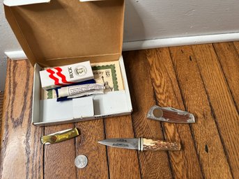 Knife Lot Buck Pocketknives Lot