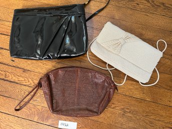 Vintage Purse Lot Of Three Purses