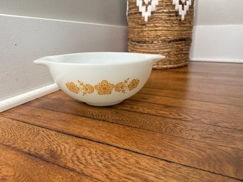 Pyrex Bowl Golden Butterfly