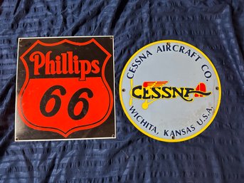 Signage Lot Sign Philip 66 Cessna Signs