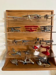 Aircraft Diecast Planes With Storage Case
