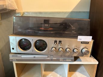 Record Player With DVD Player