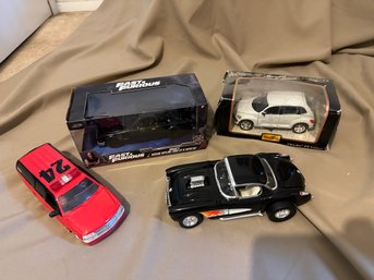 Collector Car Lot Of Four Cars Fast & Furious