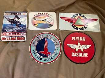 Sign Lot Ande Rooney Lot Of Five Signs Flying