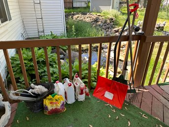Garden Shovel Weed Bug Spray Rake Lot