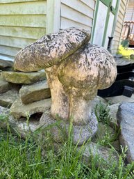 Mushroom Garden Decor Concrete
