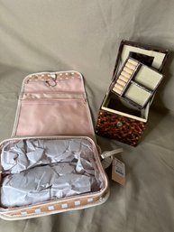 Travel Cosmetic Bag And Jewelry Box