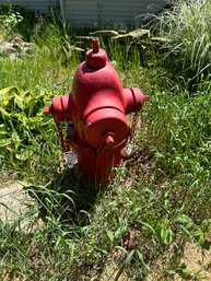 Fire Hydrant Red Decor