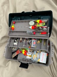 Tackle Box With Fishing Lures