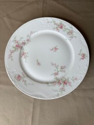 Haviland Limoges Plate Pink Flowers