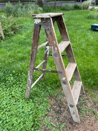 Ladder Wood Folding Ladder