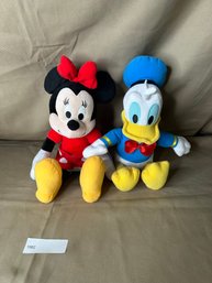 Minnie Mouse And Donald Duck Plush Lot