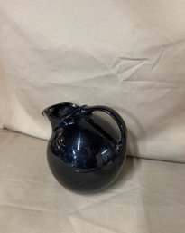 Hall Pottery Pitcher Jug Brown