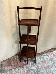 Vintage Three Tier Folding Table