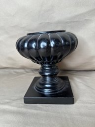 Black Urn Decorative Flower Vase Candle Holder