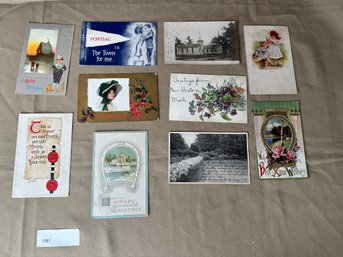 Antique Postmarked Postcards