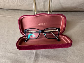 Gucci Prescription Glasses With Burgundy Case