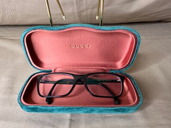 Gucci Prescription Glasses With Teal Case