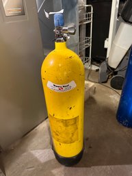 Scuba Tank Cylinder Lot Yellow
