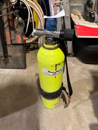 Scuba Tank Cylinder Lot Diver Bright Yellow