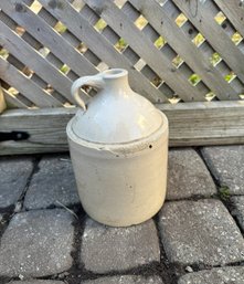 Stoneware Jug Tan Decor Antique